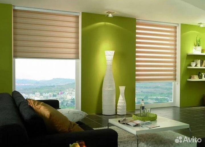 Жалюзи на окна день ночь пластиковые