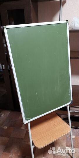 Доска ученическая меловая складная
