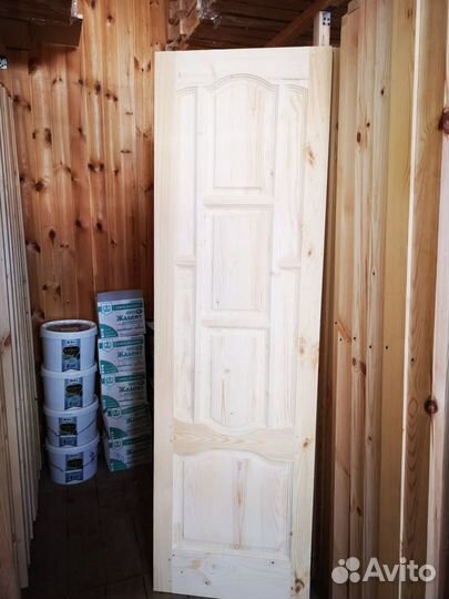 Филенчатые двери межкомнатные из массива Сосны