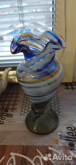 Ваза цветное стекло. Предложите свою цену