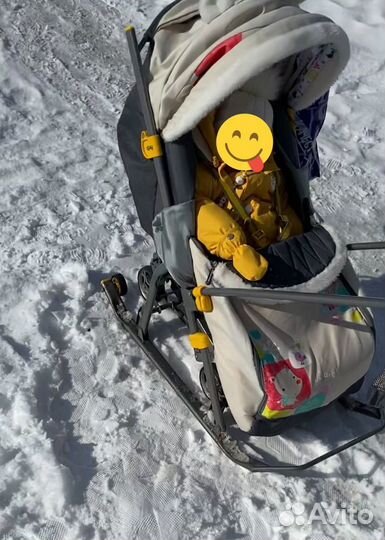 Коляска санки