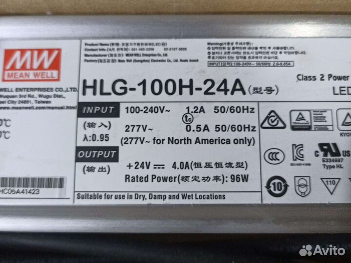 Блок питания 24 вольта для светодиодных потребител