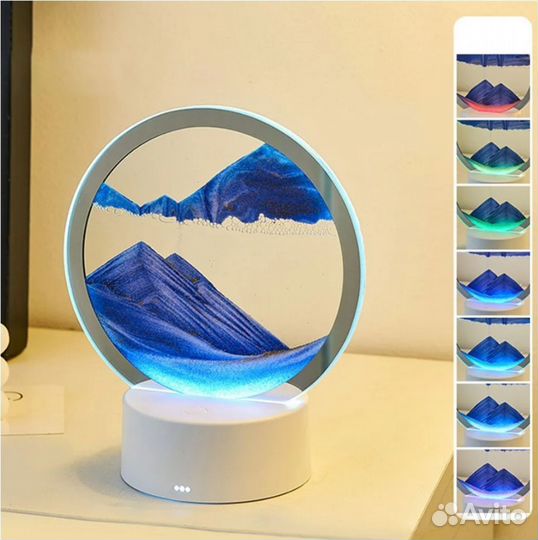 Светильник ночник лампа 3D картина Зыбучие Пески