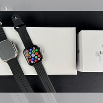 Apple watch 9 + Airpods Pro 2 (Комплект)