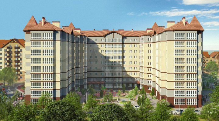 1-к. квартира, 45,1 м², 9/9 эт.