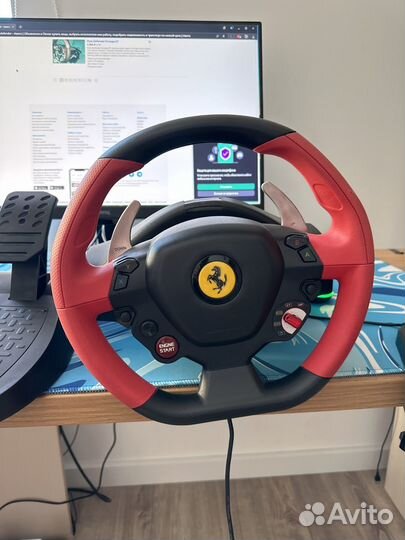 Игровой руль thrustmaster ferrari 458 spider