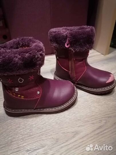 Сапожки для девочки 24 размер