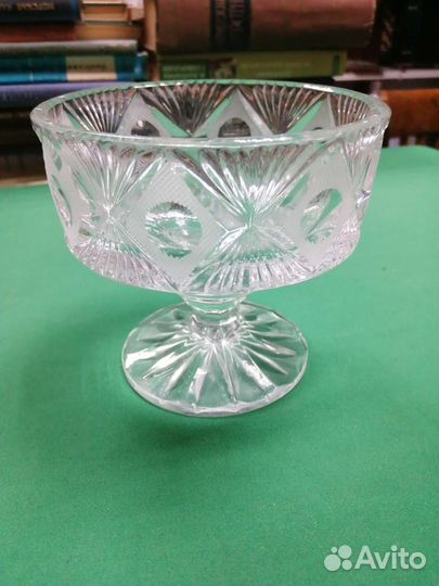 Конфетница хрусталь СССР