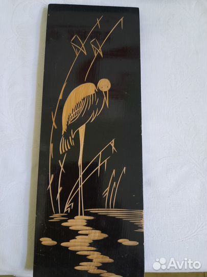 Резное панно из дерева СССР