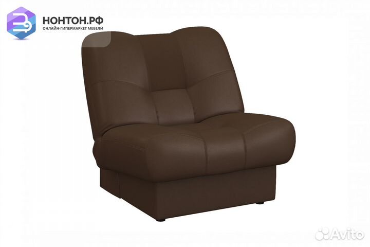 Кресло книжка Вега-18 коричневое