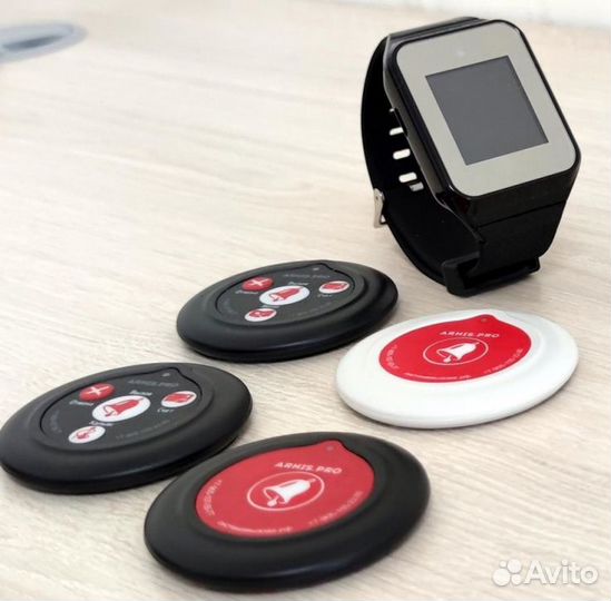 Кнопка вызова перосонала, официанта, часы пейджер