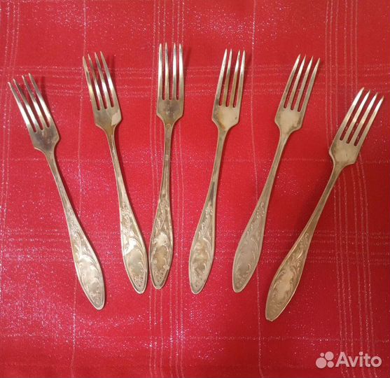 Вилка мельхиор