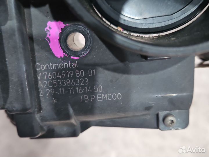 Дроссельная заслонка ep6 1.6