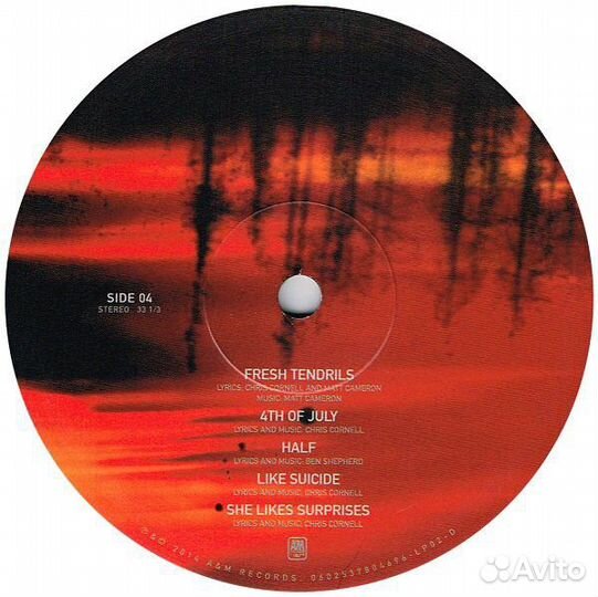 Виниловая пластинка Soundgarden, Superunknown