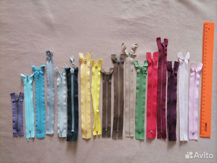 Застёжка молния, несколько штук