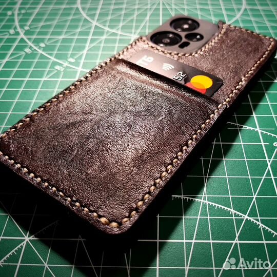 Чехол на любой телефон из натуральной кожи