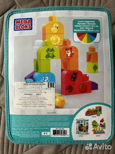 Конструктор mega bloks строй и учись FisherPrice