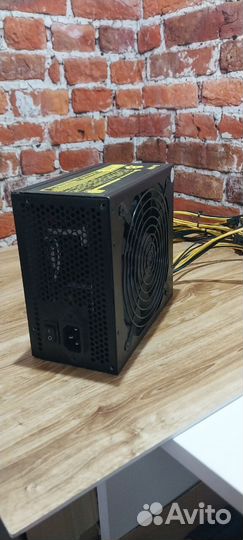 Блок питания ст 2000w 90Plus Gold для майнинга