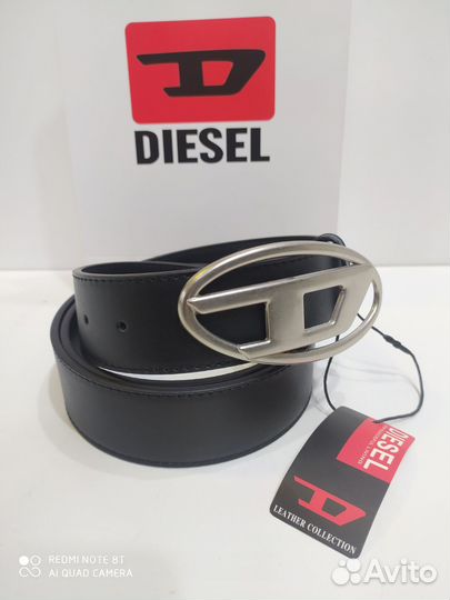 Ремень мужской diesel натуральная кожа люкс