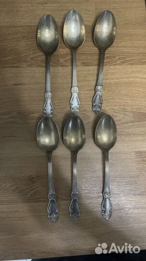 Ложки СССР мельхиор серебро нейльзибер кольчугино