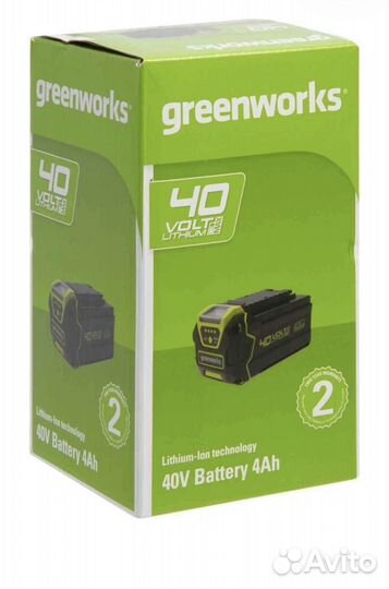 Аккумулятор GreenWorks 40B 4Ah Li универсальный