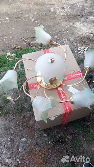 Люстра потолочная бу