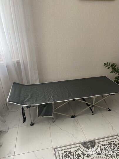 Раскладушка туристическая усиленная