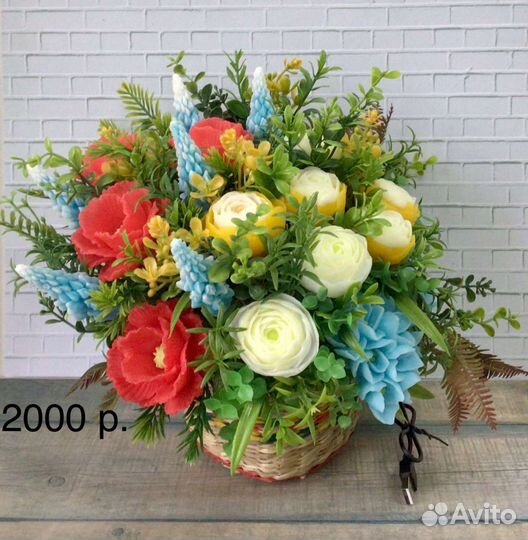 Букеты из мыла ручной работы