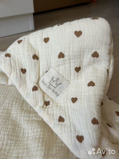 Конверт плед на выписку муслиновый