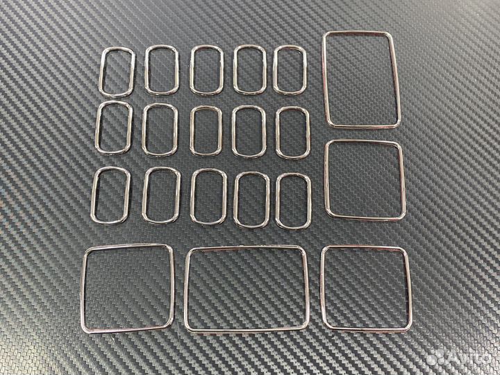 Канты кнопок салона Mercedes Benz S-class w220