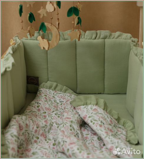 Бортики в кроватку детские новые