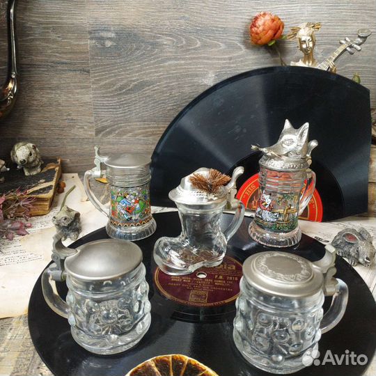Антиквариат из Европы. Кружки для шнапса