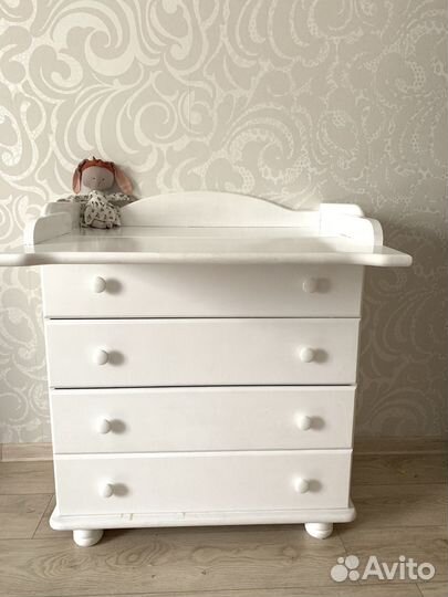 Пеленальный комод из бука