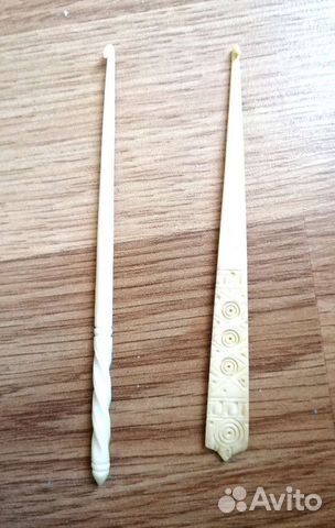 Крючок костяной, спицы, булавки большие