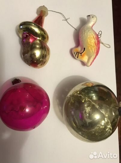 Елочные игрушки СССР