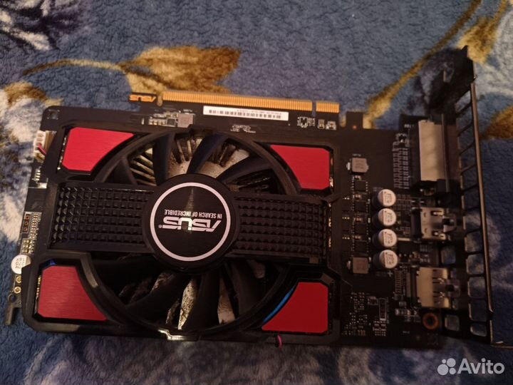 Видеокарта amd rx550 4gb