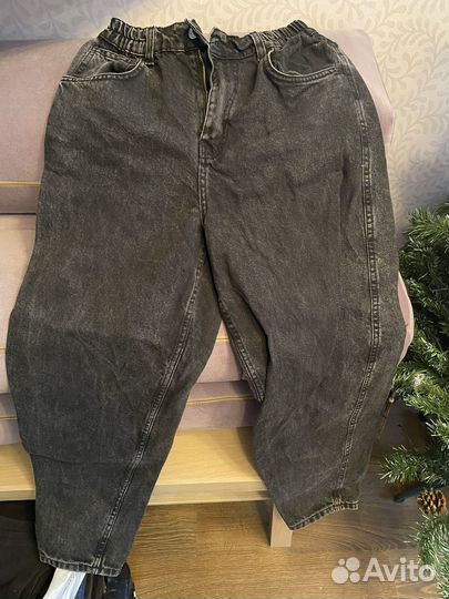 Джинсы gloria jeans 164 черные на резинке