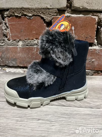 29о-19см.Новые зимние ботинки Сказка