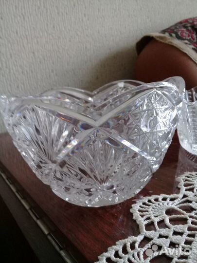 Салатник хрустальный