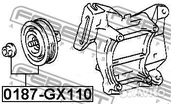 Ролик натяжной ремня кондиционера комплект