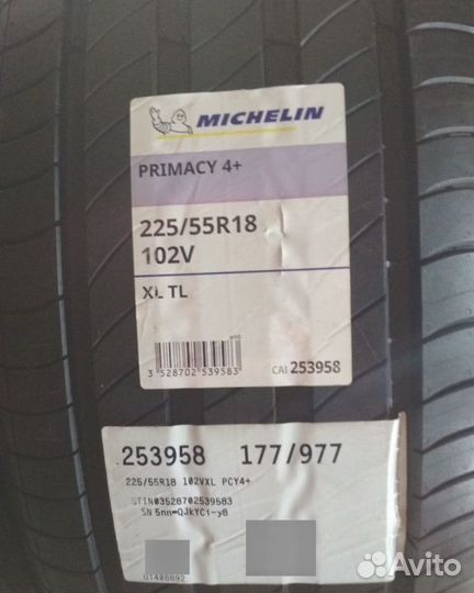 Michelin Primacy 4+ 225/55 R18