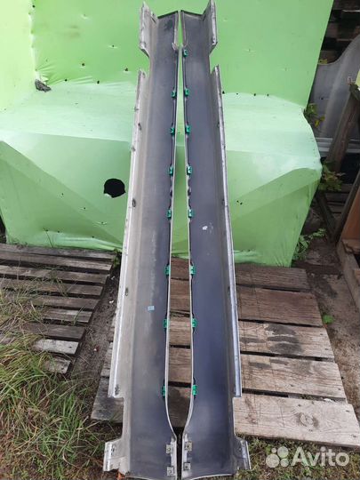 Накладки на пороги бмв е60 е61