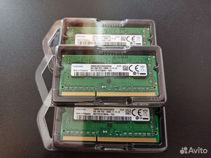 Память Samsung DDR3L 8gb Sodimm