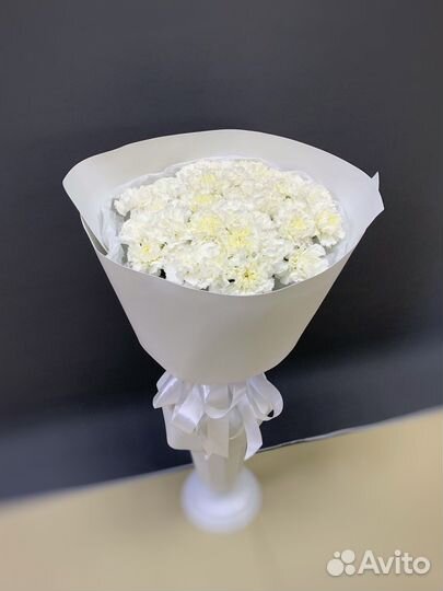 Букет гигант из диантусов. Доставка цветов