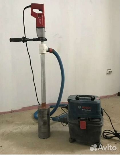 Алмазное сухое бурение