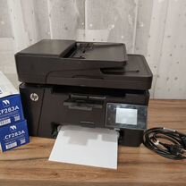 Мфу HP LaserJet M127fw(Wi-Fi) + 3 картриджа