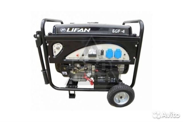 Генератор бензиновый Lifan 7000E 6GF-4