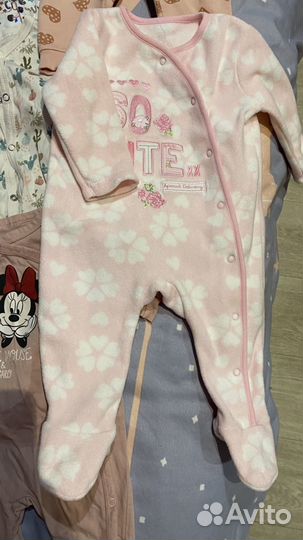Одежда пакетом на девочку 62 см, 2 шт