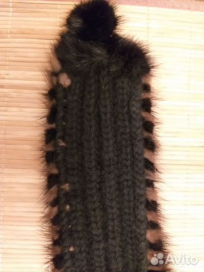 Норковая повязка на голову