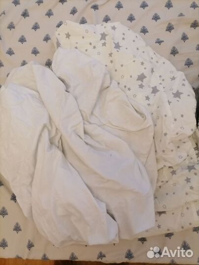 Простынь на резинке 120 60